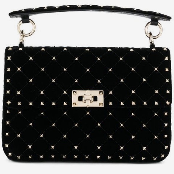 Rockstud Valentino black chain spike bag $2800 - Picture 2 of 8